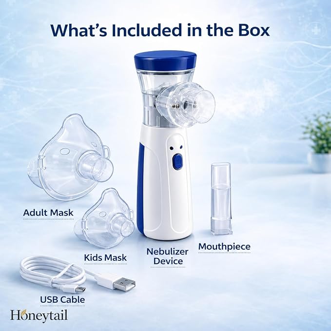 Accutrust Portable Ultrasonic Mesh Nebulizer Machine