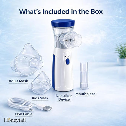 Accutrust Portable Ultrasonic Mesh Nebulizer Machine