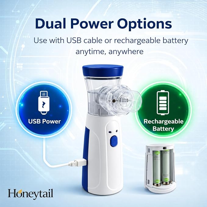 Accutrust Portable Ultrasonic Mesh Nebulizer Machine